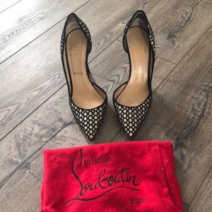 Christian Louboutin Platine Iriza 100 Pumps